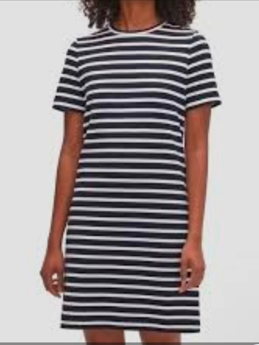 Kate Spade 100% Cotton Stripe Zip- Back Knit Dress, Small - Picture 1 of 10